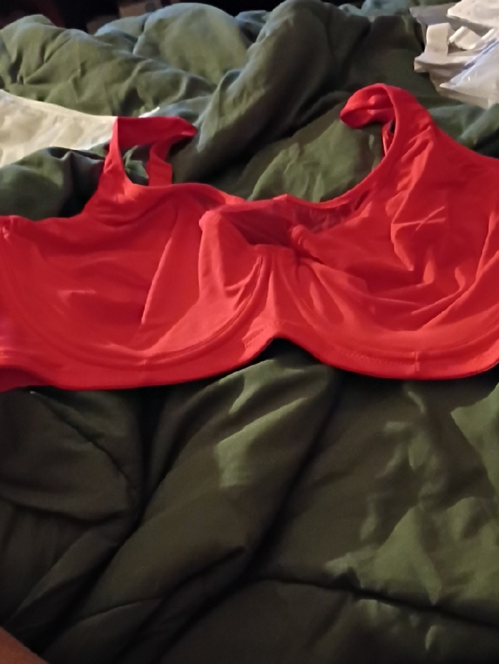 Sculptd Red Underwire Full Coverage Bra - Women Intimates